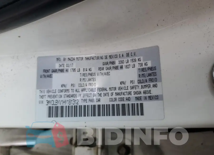 3MYDLBYV1HY181312 Photo# 12