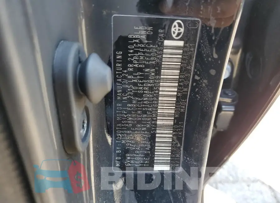 5YFB4MDE6RP145069 Photo# 12