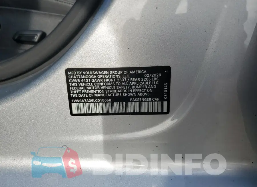 1VWSA7A36LC015058 Photo# 12
