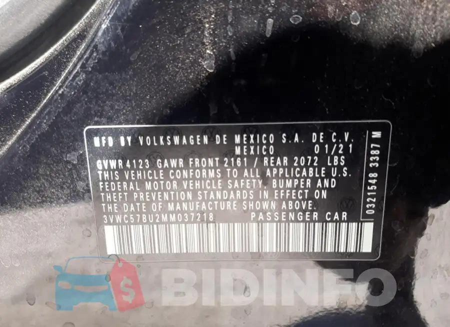 3VWC57BU2MM037218 Photo# 12