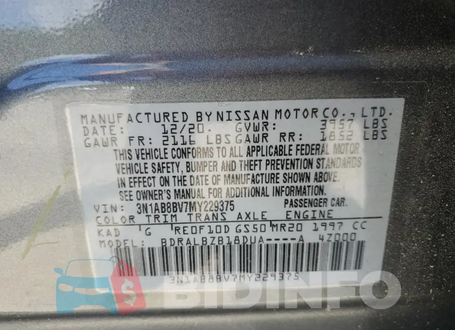3N1AB8BV7MY229375 Photo# 12