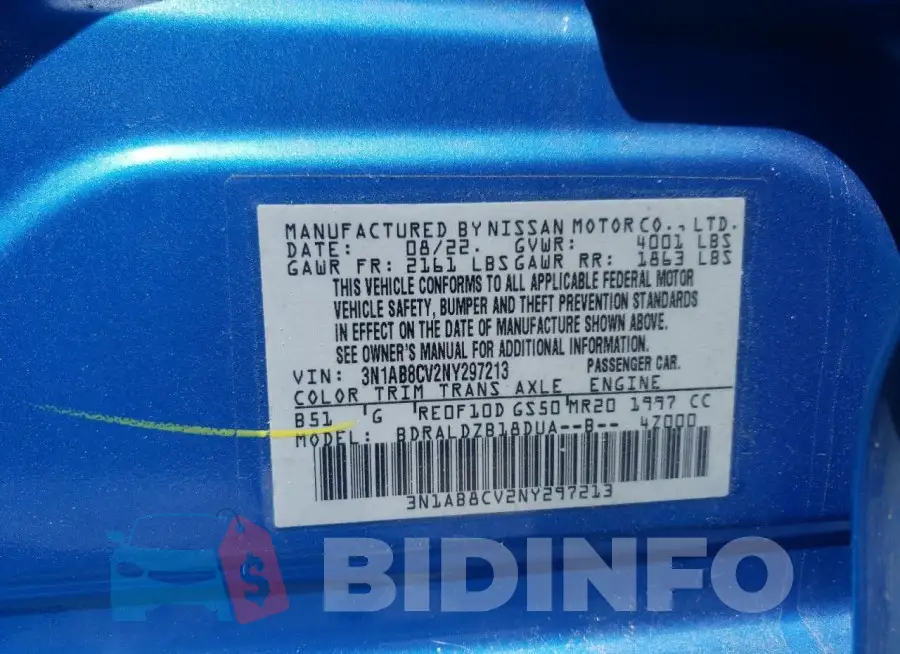 3N1AB8CV2NY297213 Photo# 13