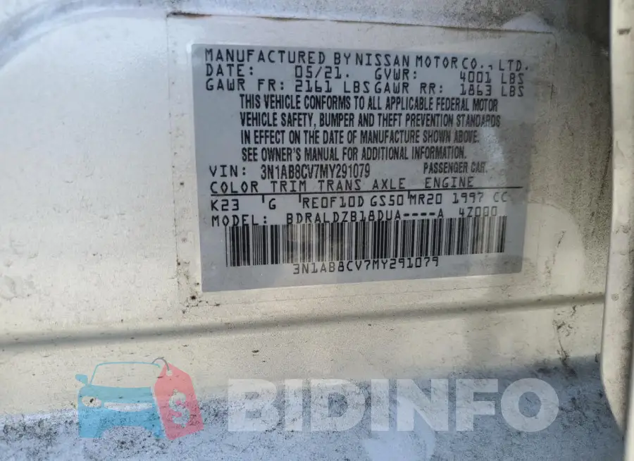 3N1AB8CV7MY291079 Photo# 12