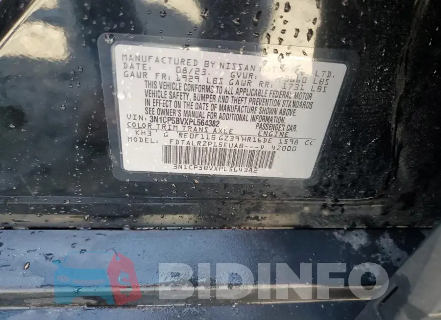 3N1CP5BVXPL564382 Photo# 12