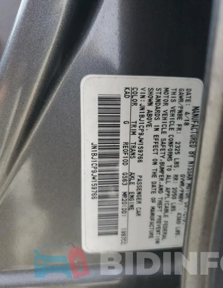 JN1BJ1CP9JW159766 Photo# 12