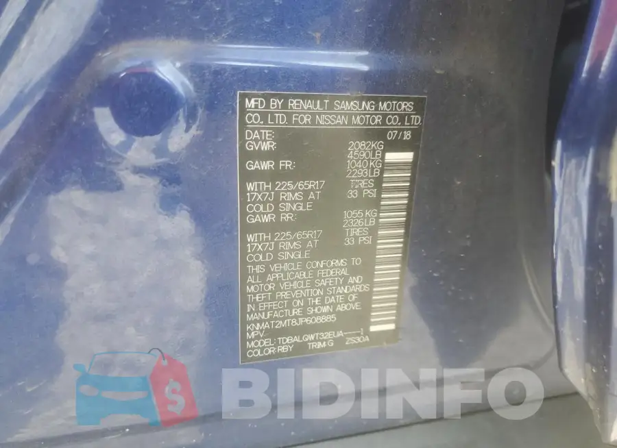 KNMAT2MT8JP608885 Photo# 13