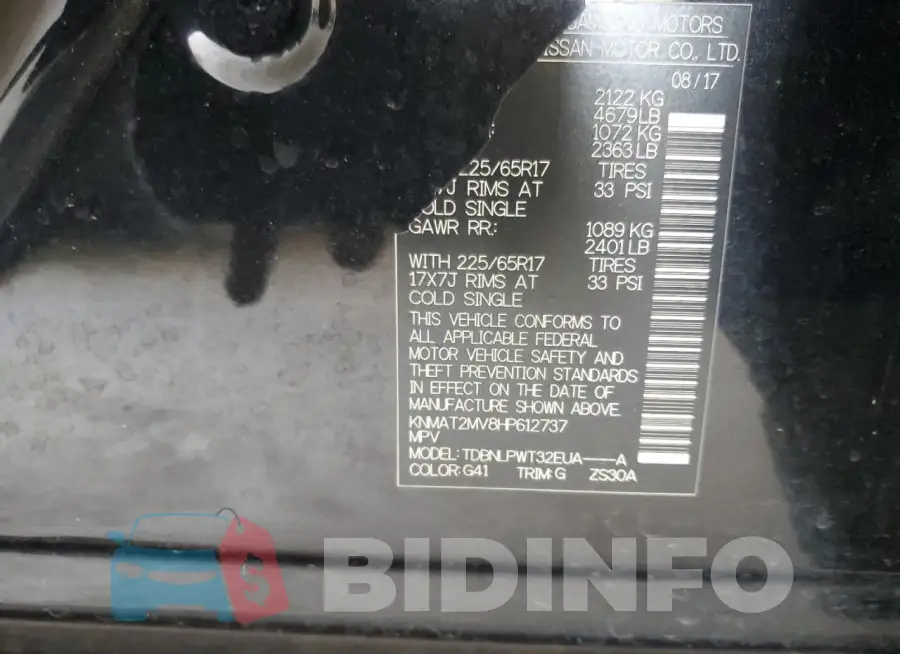 KNMAT2MV8HP612737 Photo# 13