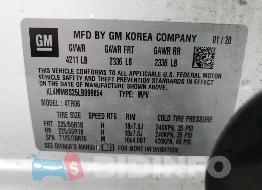 KL4MMBS25LB099854 Photo# 12