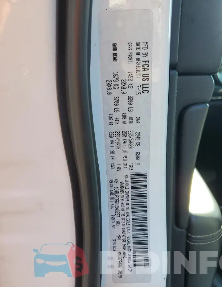 1C4RJFCG6FC943257 Photo# 13