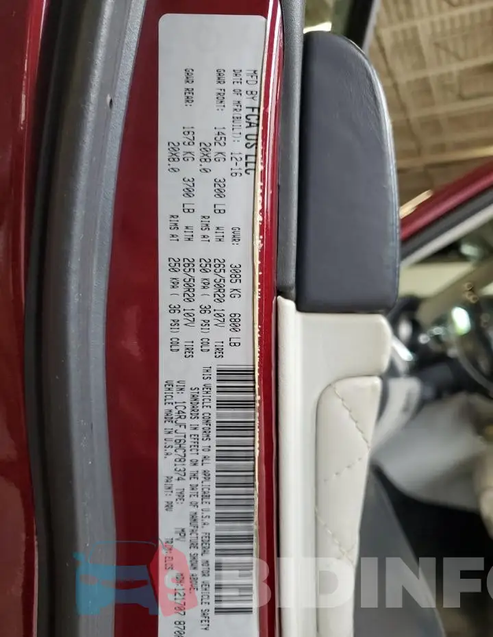 1C4RJFJT6HC781374 Photo# 13
