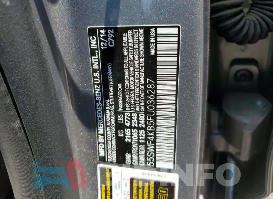 55SWF4KB5FU036287 Photo# 12