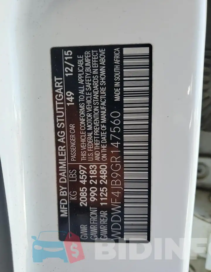WDDWF4JB9GR147560 Photo# 12