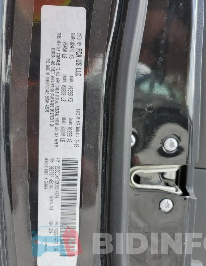 2C3CDXAT2KH514034 Photo# 12