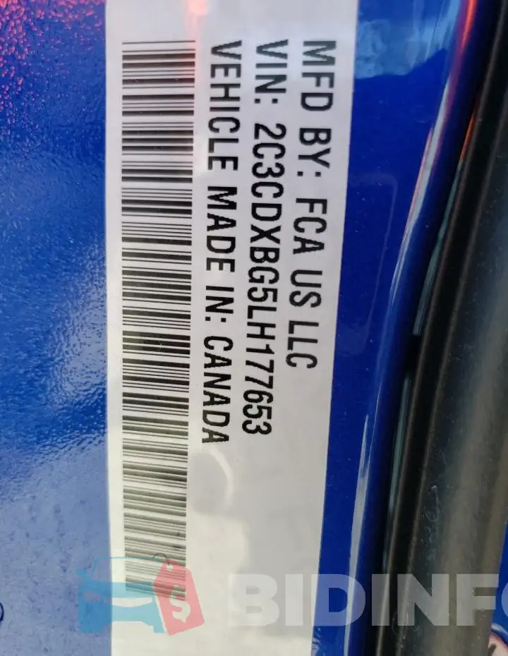 2C3CDXBG5LH177653 Photo# 12