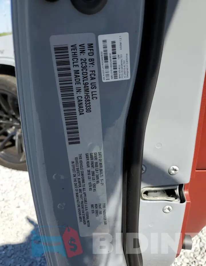 2C3CDXL94MH583330 Photo# 12
