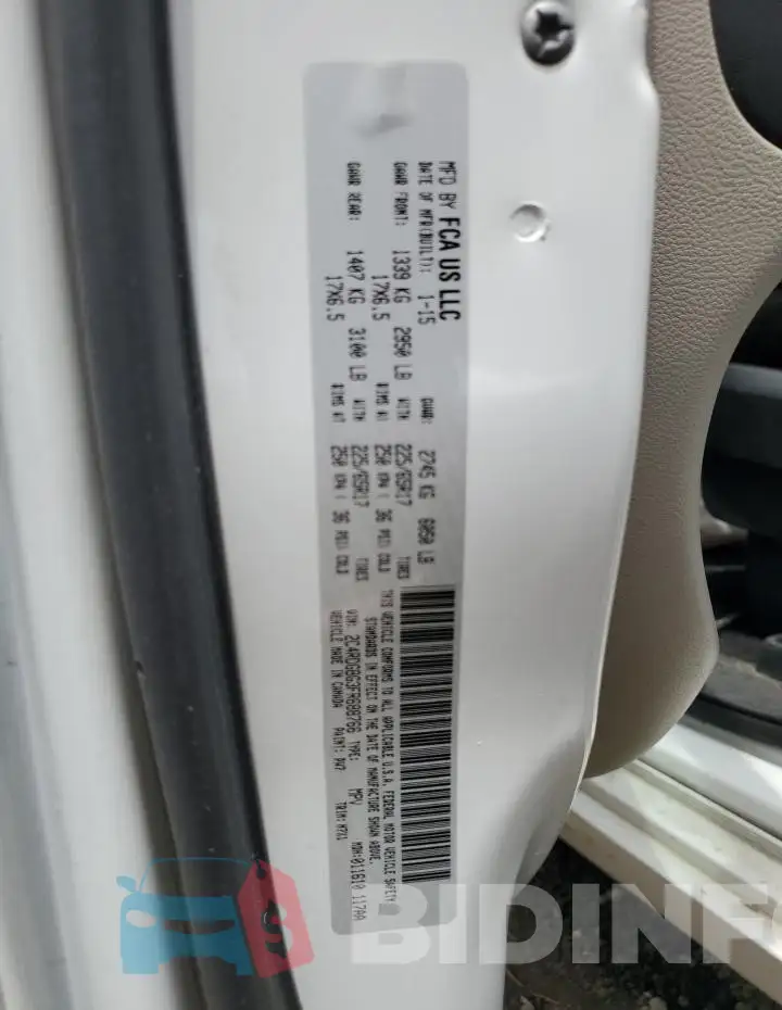 2C4RDGBG3FR688766 Photo# 13