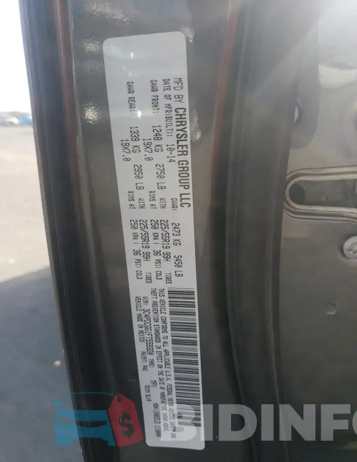 3C4PDCGG1FT559320 Photo# 13