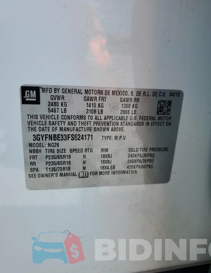 3GYFNBE33FS624171 Photo# 13