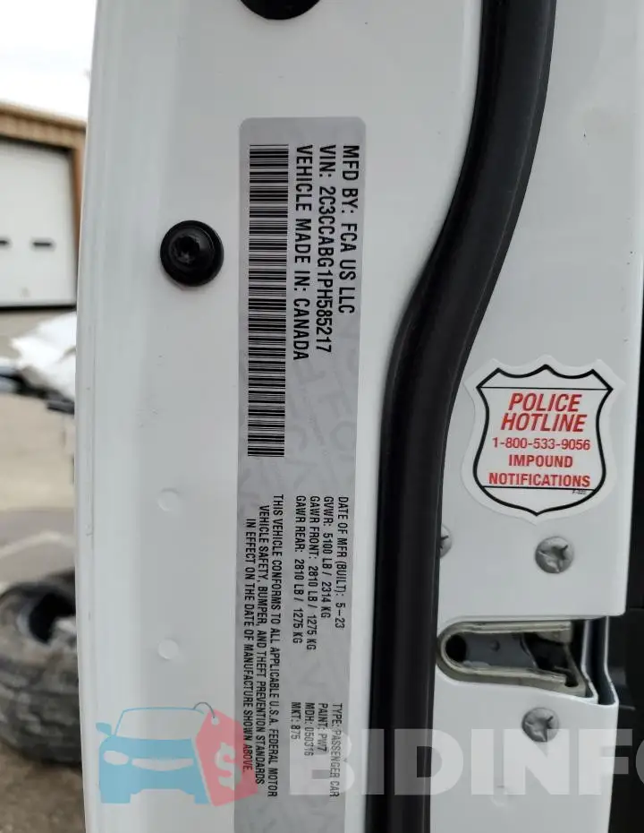 2C3CCABG1PH585217 Photo# 13