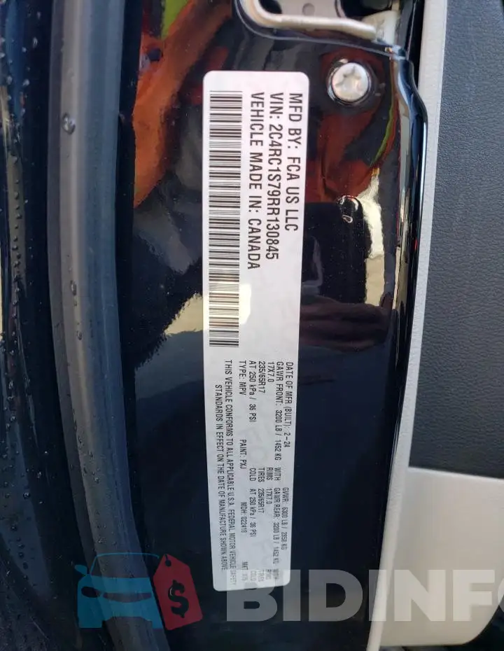 2C4RC1S79RR130845 Photo# 13