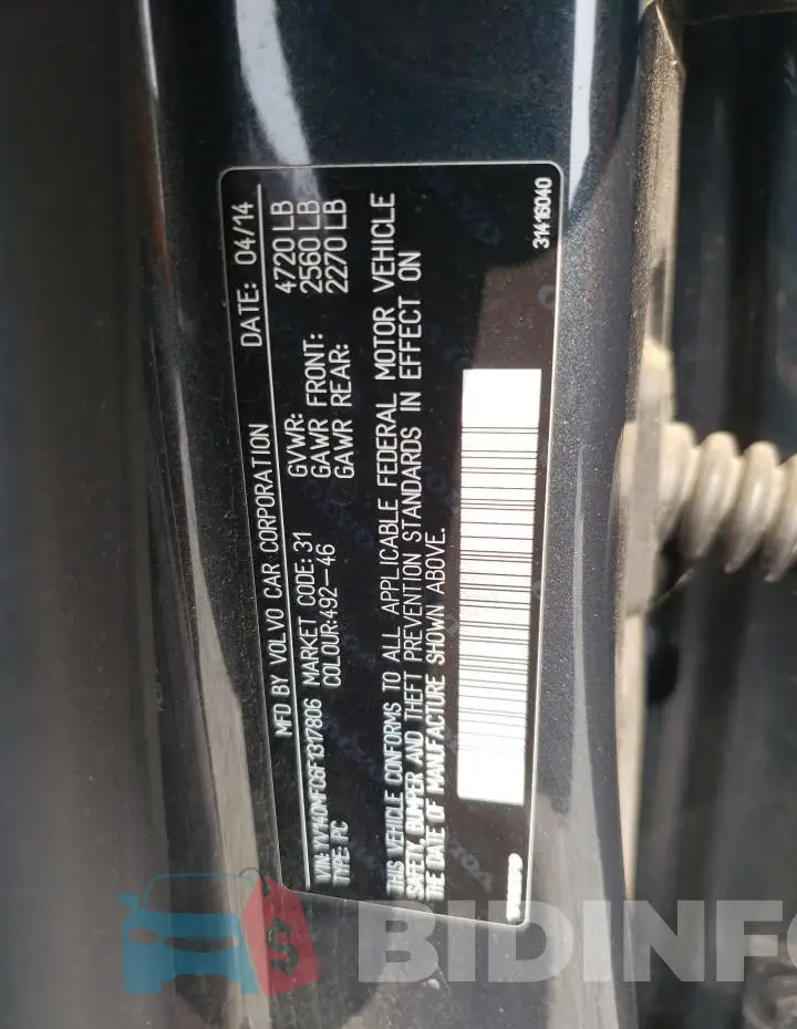 YV140MFC6F1317806 Photo# 12