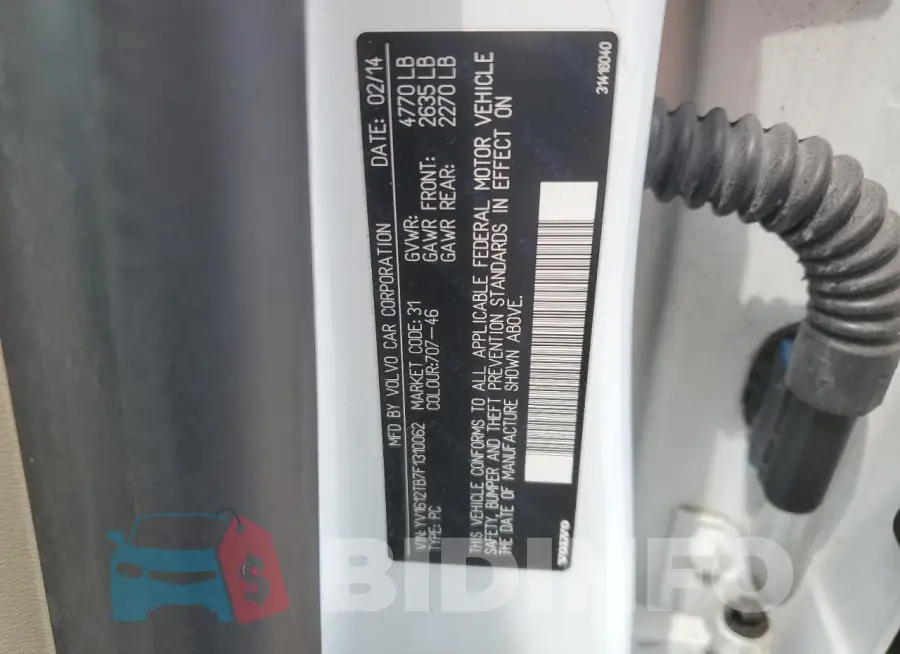 YV1612TB7F1310062 Photo# 12
