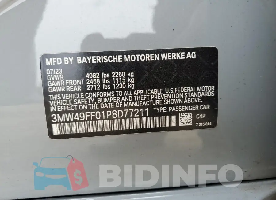 3MW49FF01P8D77211 Photo# 12