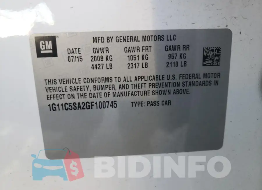 1G11C5SA2GF100745 Photo# 13