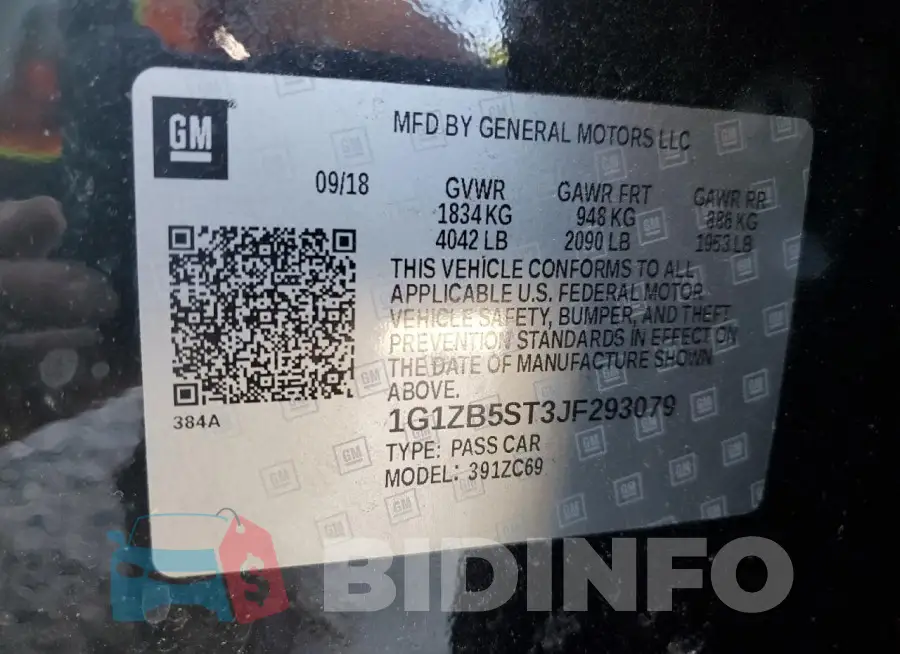 1G1ZB5ST3JF293079 Photo# 13