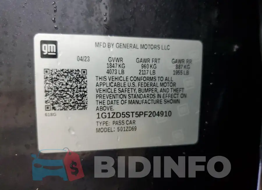 1G1ZD5ST5PF204910 Photo# 12
