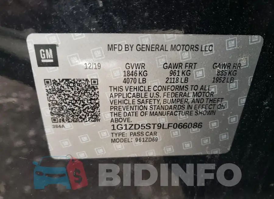1G1ZD5ST9LF066086 Photo# 12