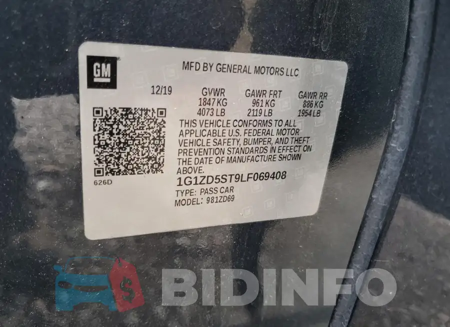 1G1ZD5ST9LF069408 Photo# 12