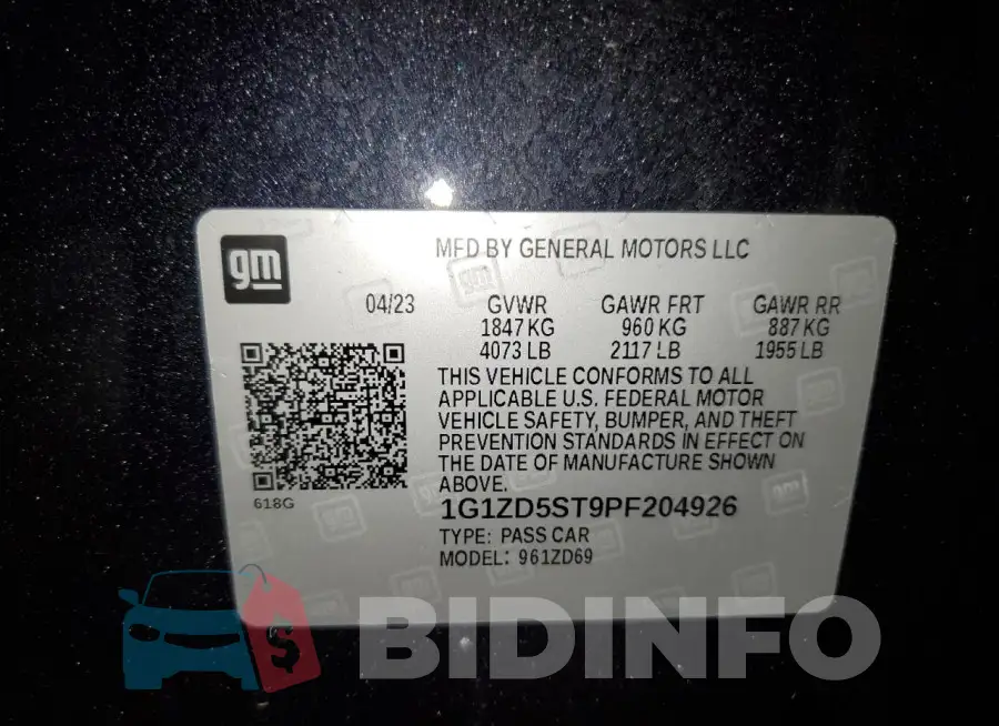 1G1ZD5ST9PF204926 Photo# 12
