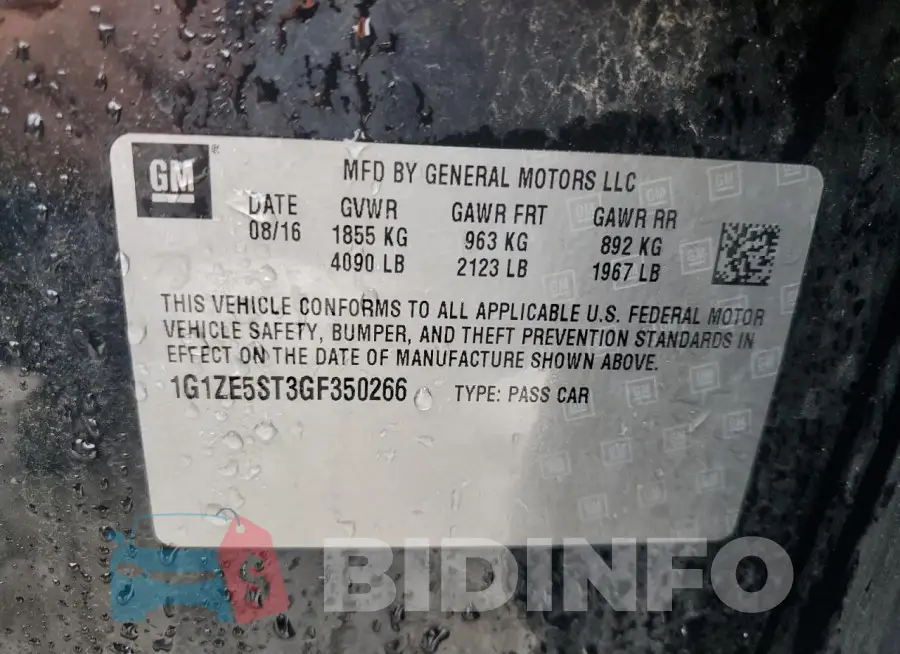 1G1ZE5ST3GF350266 Photo# 12
