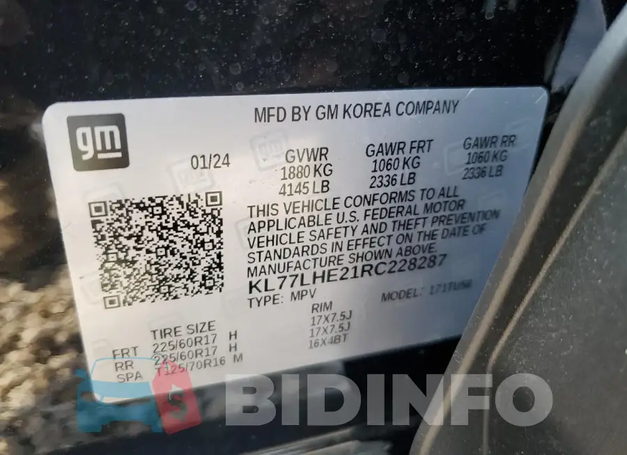 KL77LHE21RC228287 Photo# 13
