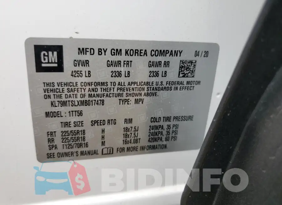 KL79MTSLXMB017478 Photo# 12