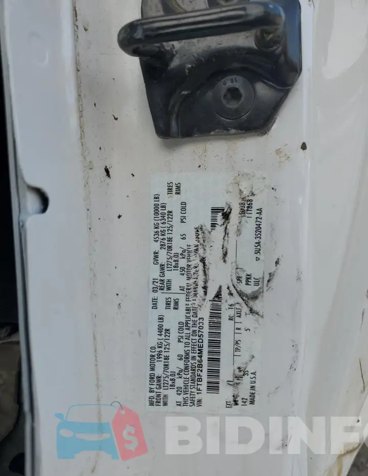 1FTBF2B64MED57033 Photo# 13
