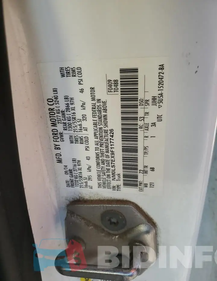 NM0LS7EX9F1177426 Photo# 13