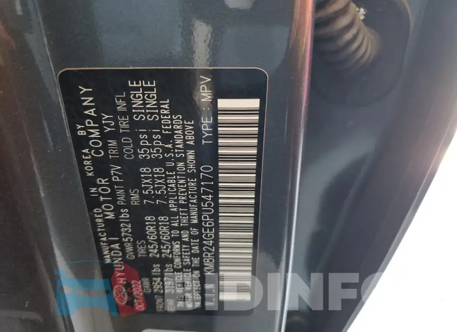 KM8R24GE6PU547170 Photo# 13