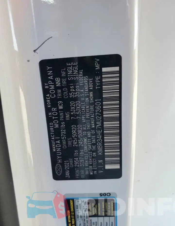 KM8R34HE7MU273601 Photo# 13