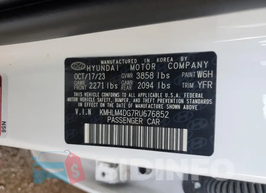KMHLM4DG7RU676852 Photo# 12