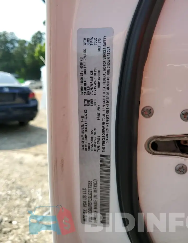 3C6UR5FL9LG217933 Photo# 13