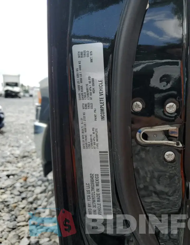 3C7WRTCL7MG590452 Photo# 12