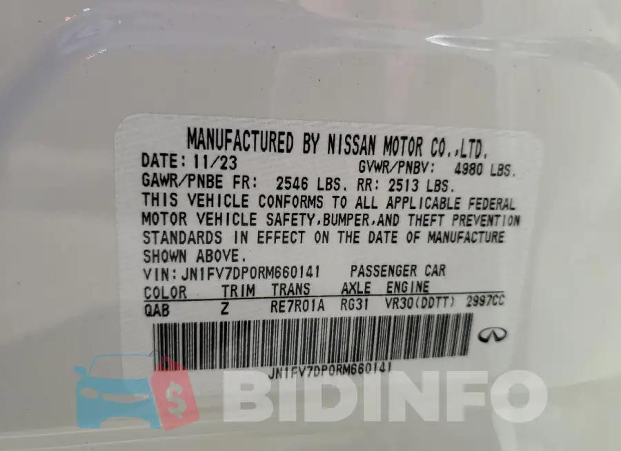 JN1FV7DP0RM660141 Photo# 12
