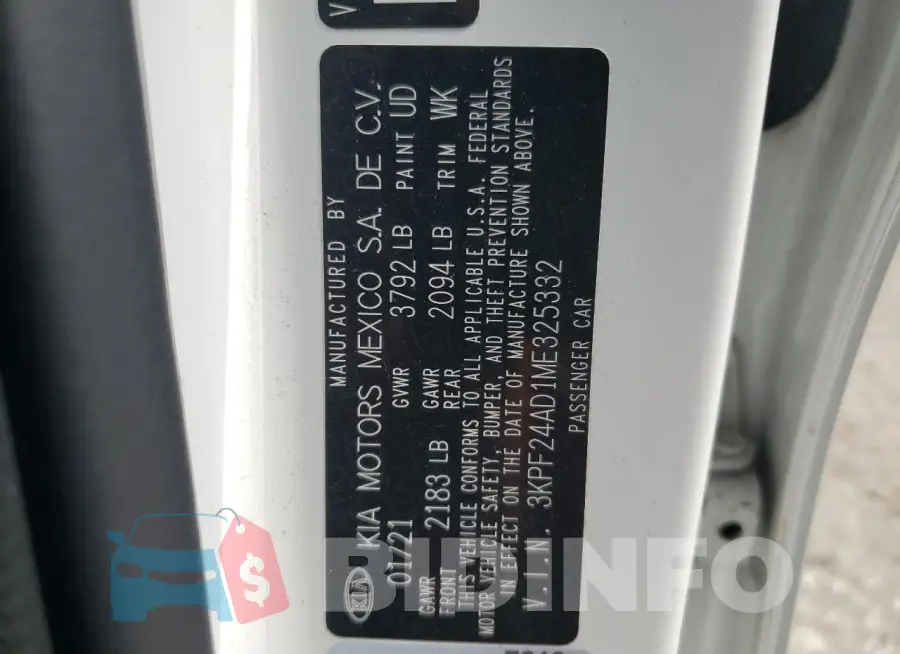 3KPF24AD1ME325332 Photo# 12