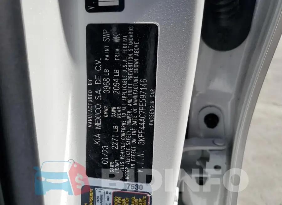 3KPF44AC7PE597146 Photo# 13