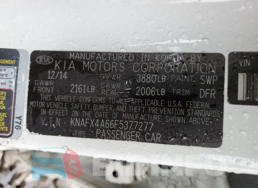 KNAFX4A66F5377277 Photo# 12