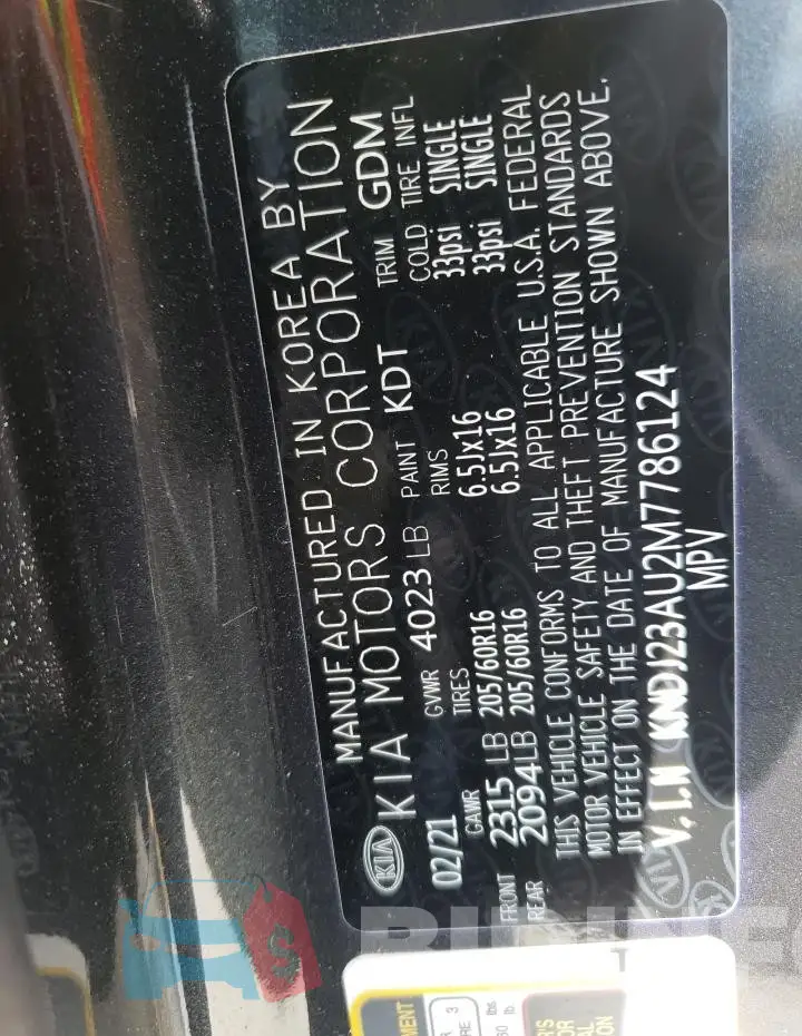 KNDJ23AU2M7786124 Photo# 10