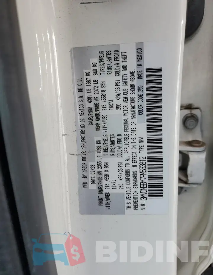 3MVDMBBM7PM533812 Photo# 13
