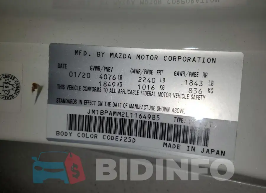 JM1BPAMM2L1164985 Photo# 14